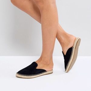 Saks Fifth Avenue espadrille slides